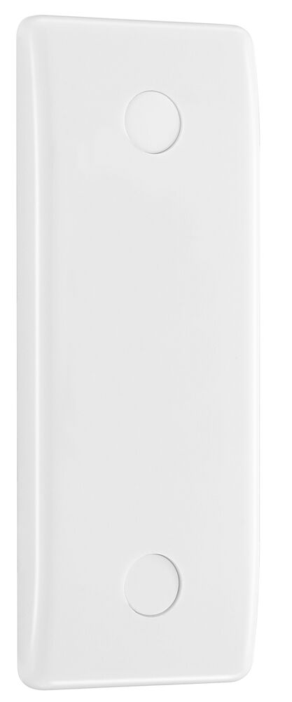 BG Nexus Single Round Edge Architrave Blank Plate White