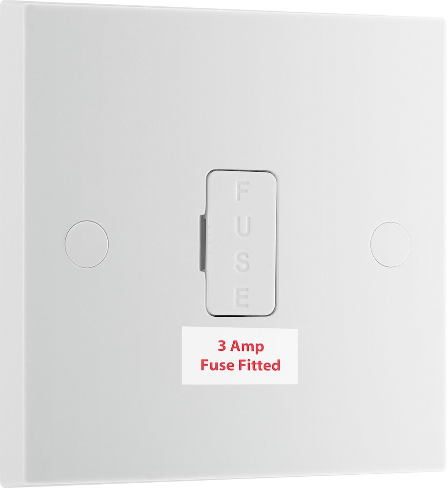 BG 3A Unswitched Fused Spur Unit FCU White