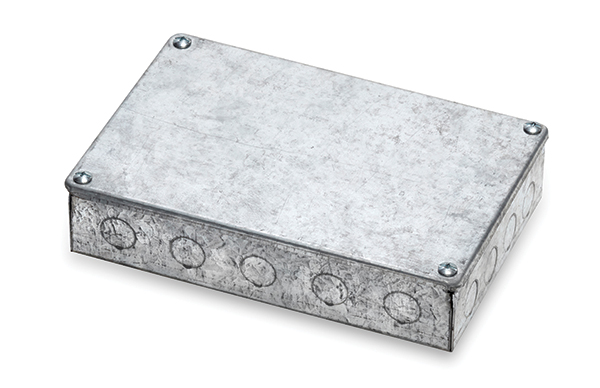Greenbrook 9x6x2 Galvanised Adaptable Box With Knockouts
