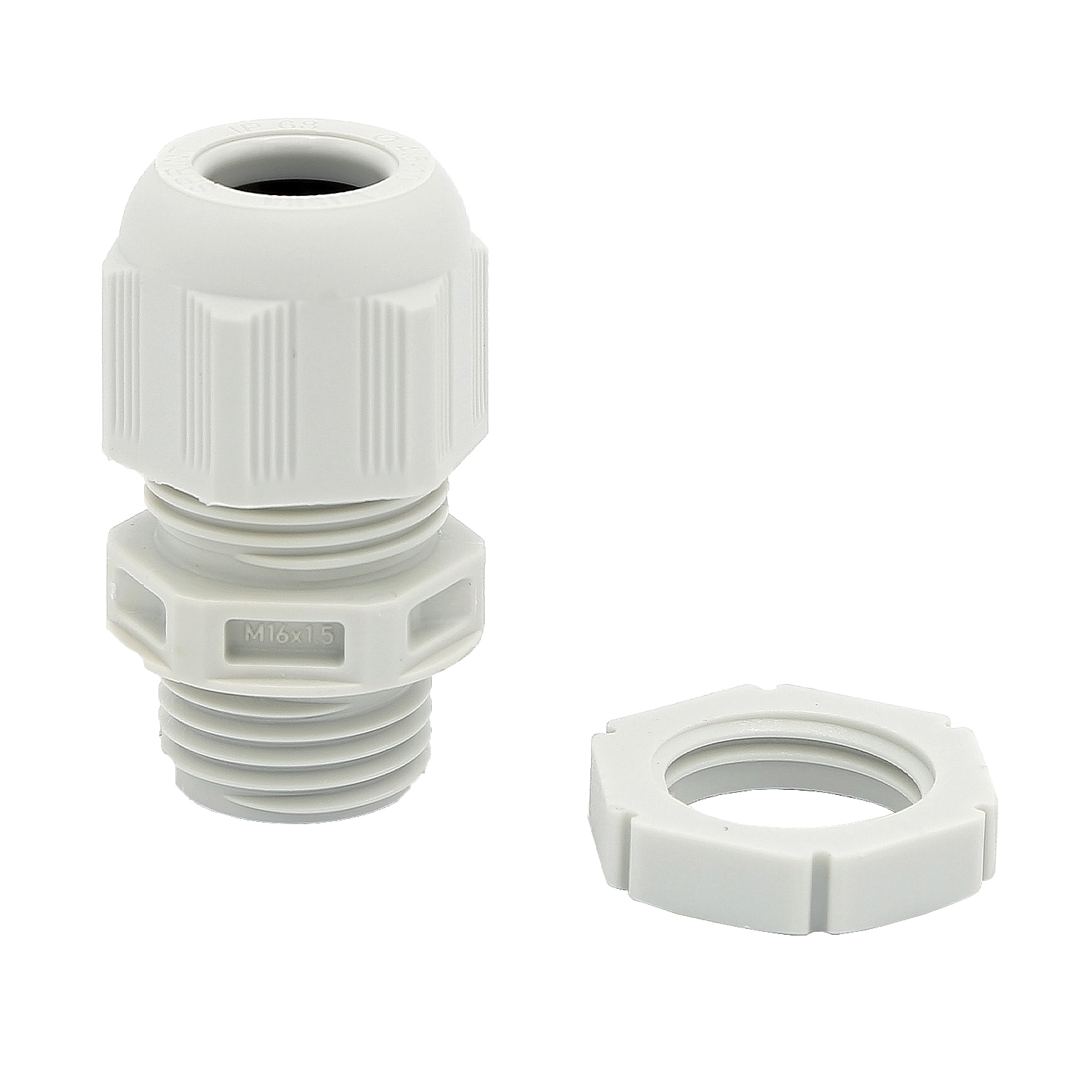 Wiska M16 IP68 Grey Compression Gland (Pack of 10)