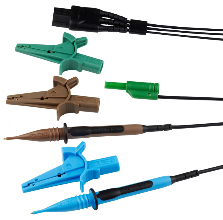 Kewtech 3 Wire Fused Lead Set