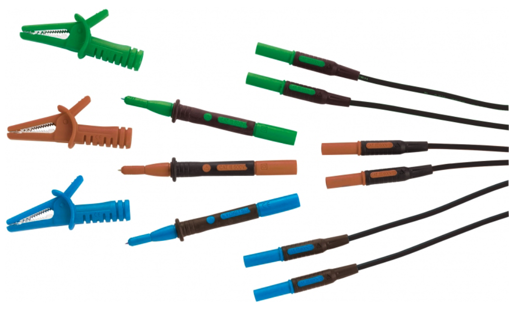 Kewtech 3 Wire Non-Fused Multifuncional Lead Set