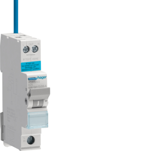 Hager 25A SP 6kA 30MA B Curve Type A Reduced Height RCBO