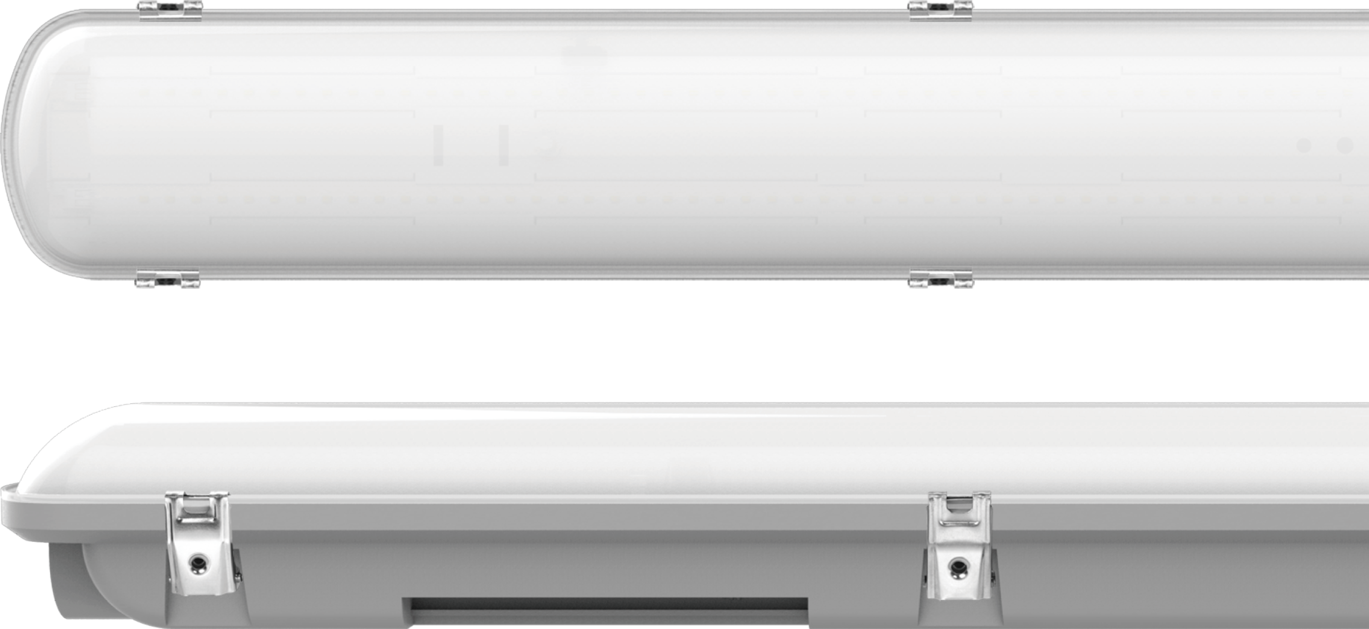 Kosnic Avon 4 4ft 20-36W IP65 Twin Non Corrosive Batten with Opal Diffuser 4000k