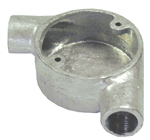 Greenbrook 20mm Galvanised Tangent Angle Box