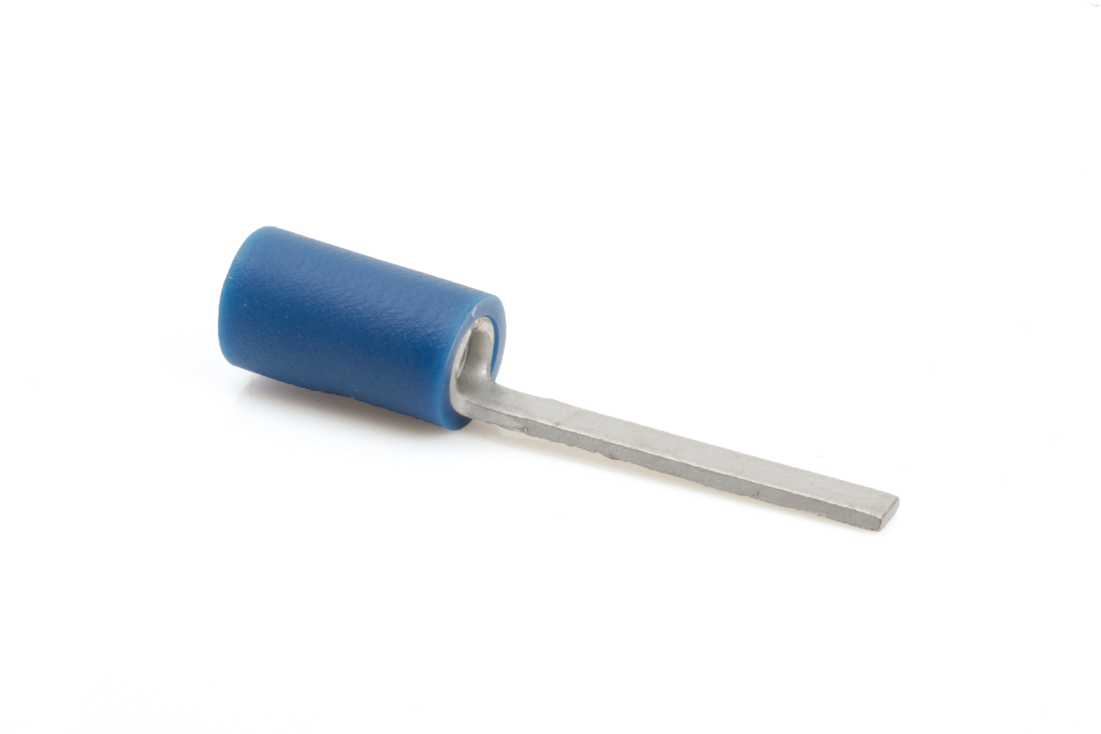 Term Tech 18mm Pre-Insulated Blade Terminal Blue (Pack of 100)