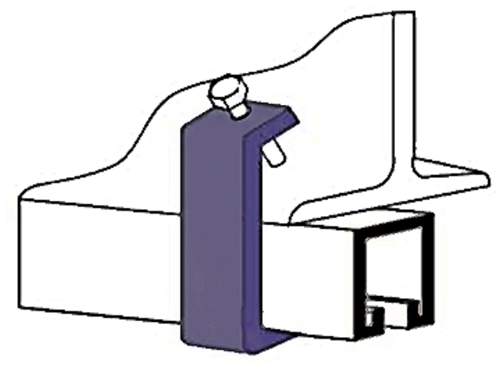 CSS Back to Back Large 'C' Beam Clamp