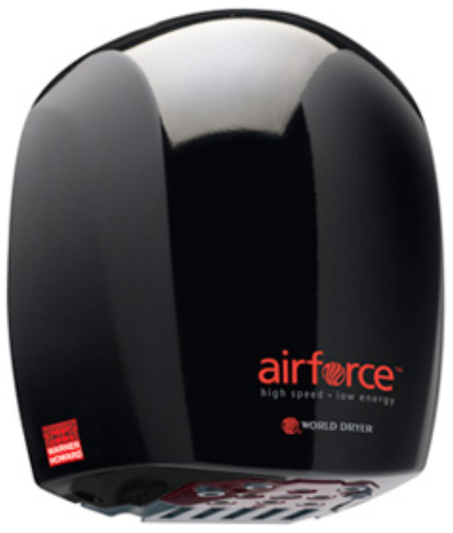 Warner Howard Airforce III 1.1kW Hand Dryer Black