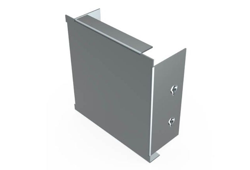 Unitrunk Quick Fix 100 x 50mm Stop End - Pre Galvanised