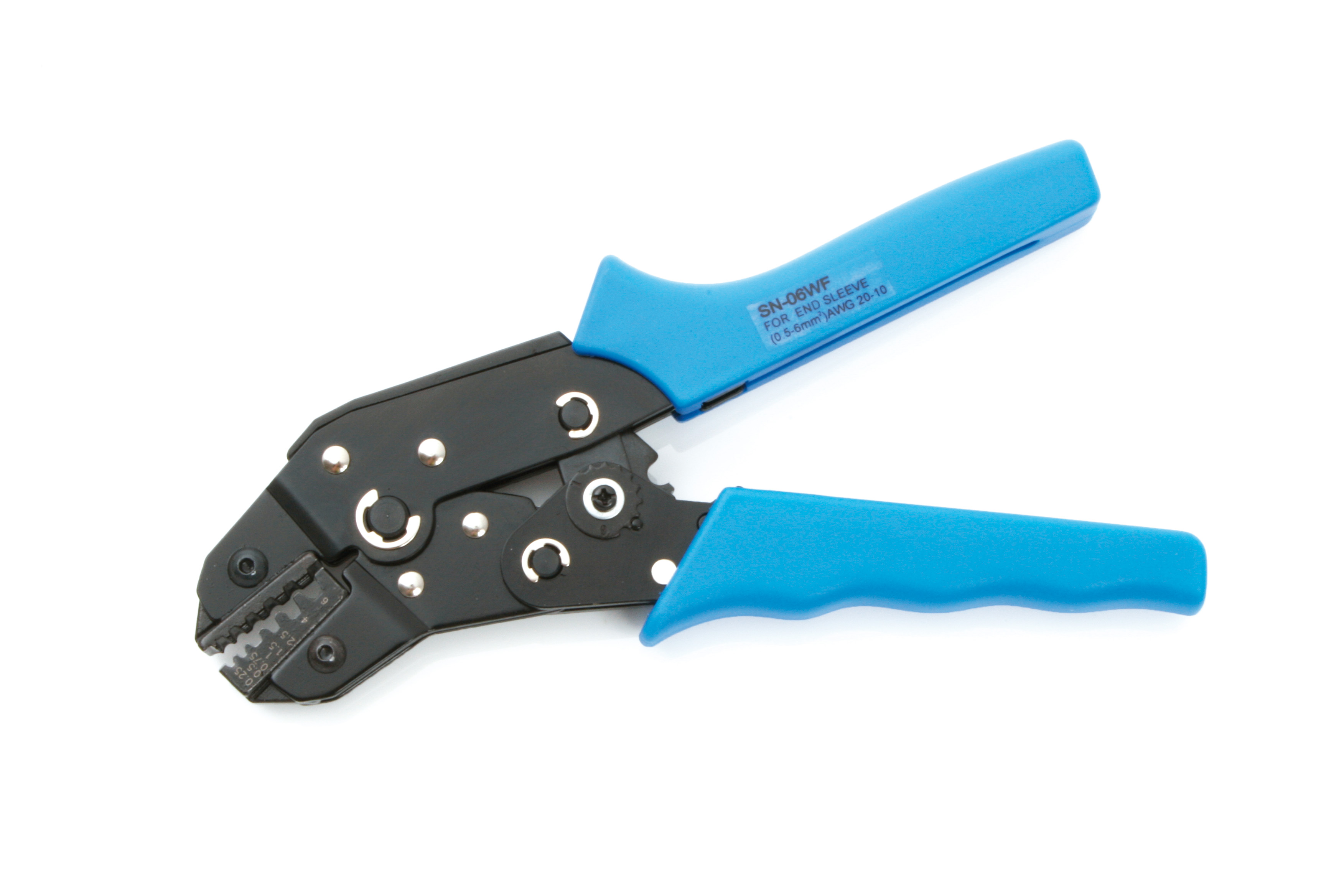Term Tech Ratchet Crimper for 0.25-6mm² Bootlace Ferrules