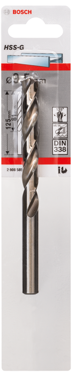 Bosch HSS Drill Bit 9.5mm x 125mm (Pack of 1)