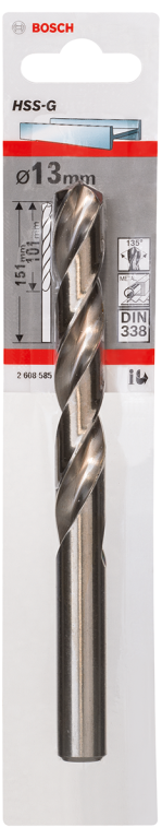 Bosch HSS Drill Bit 13mm x 151mm (Pack of 1)