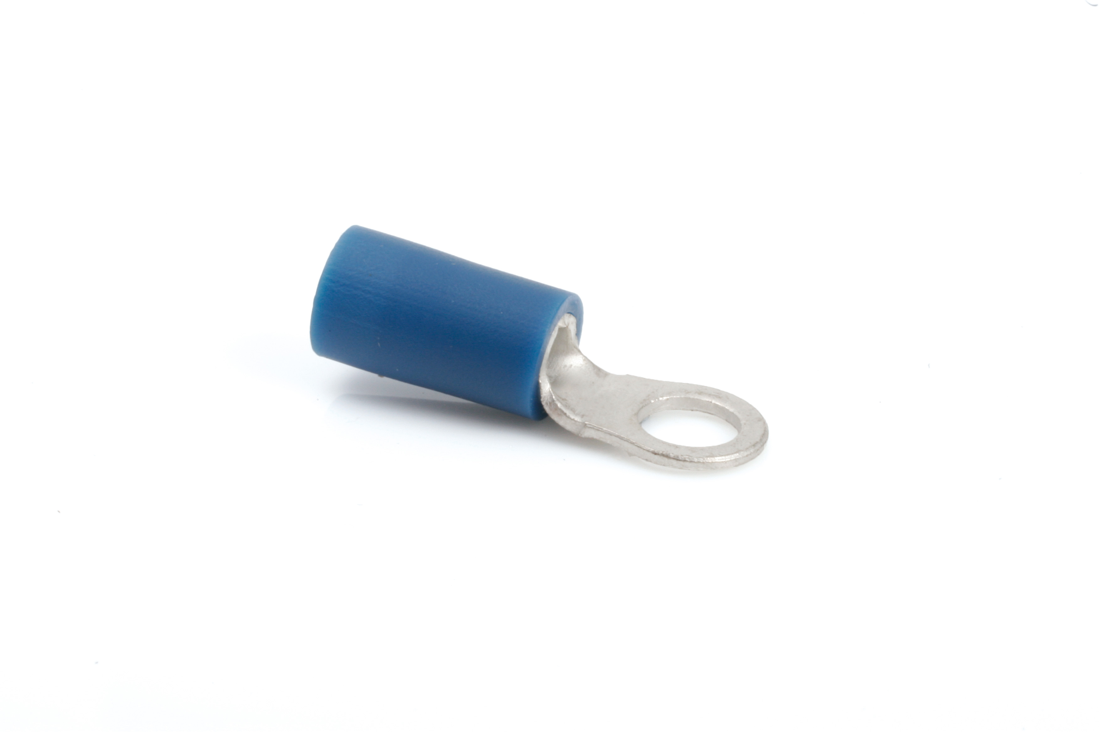 Term Tech 8.5mm Hole Pre-Insulated Ring Terminal Blue (Pack of 100)