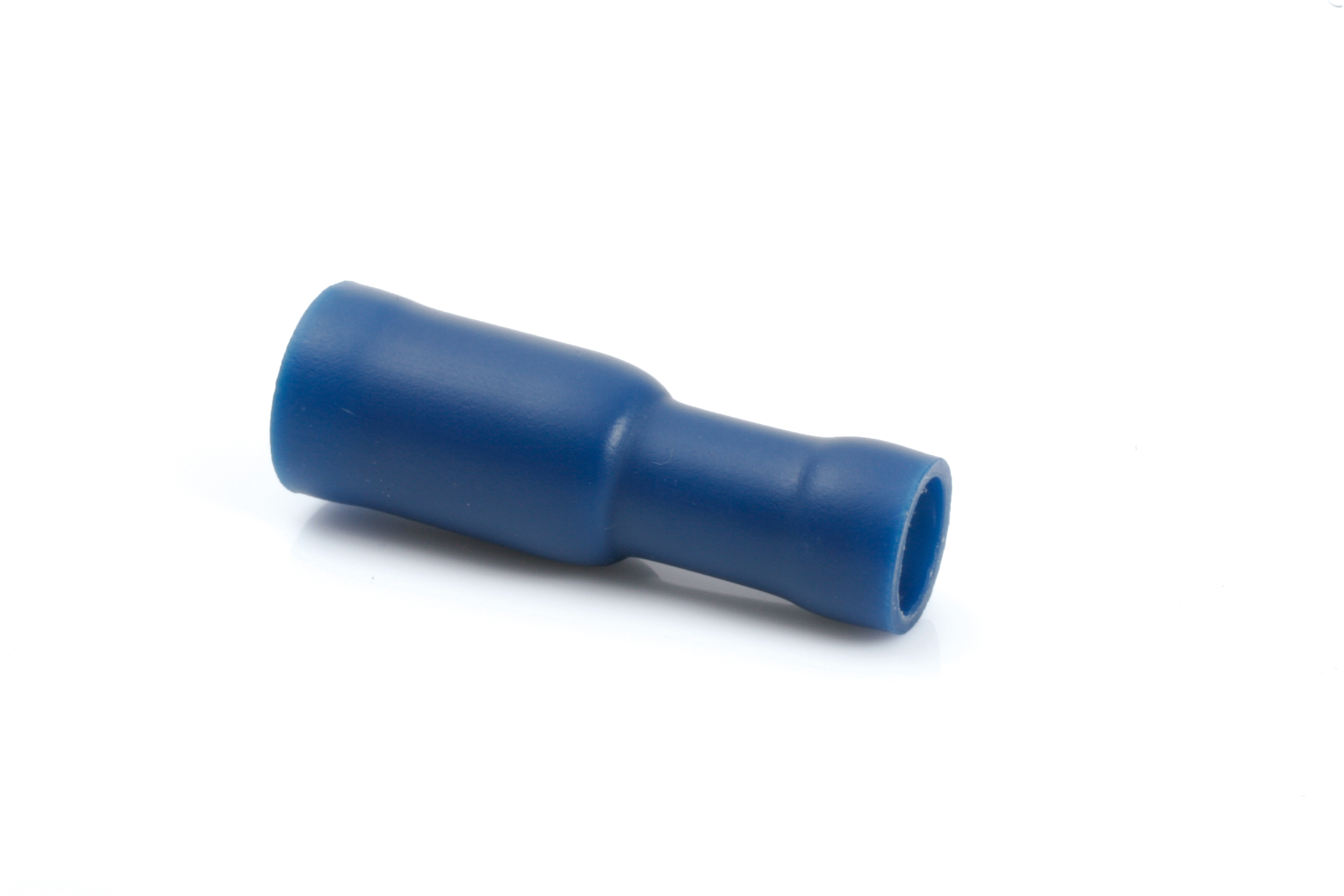 Term Tech 5mm Pre-Insulated Socket Terminal Blue (Pack of 100)