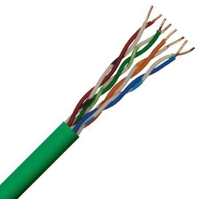 Securiflex CAT5E UTP LSZH Grade Data Cable Green (Box of 305m)