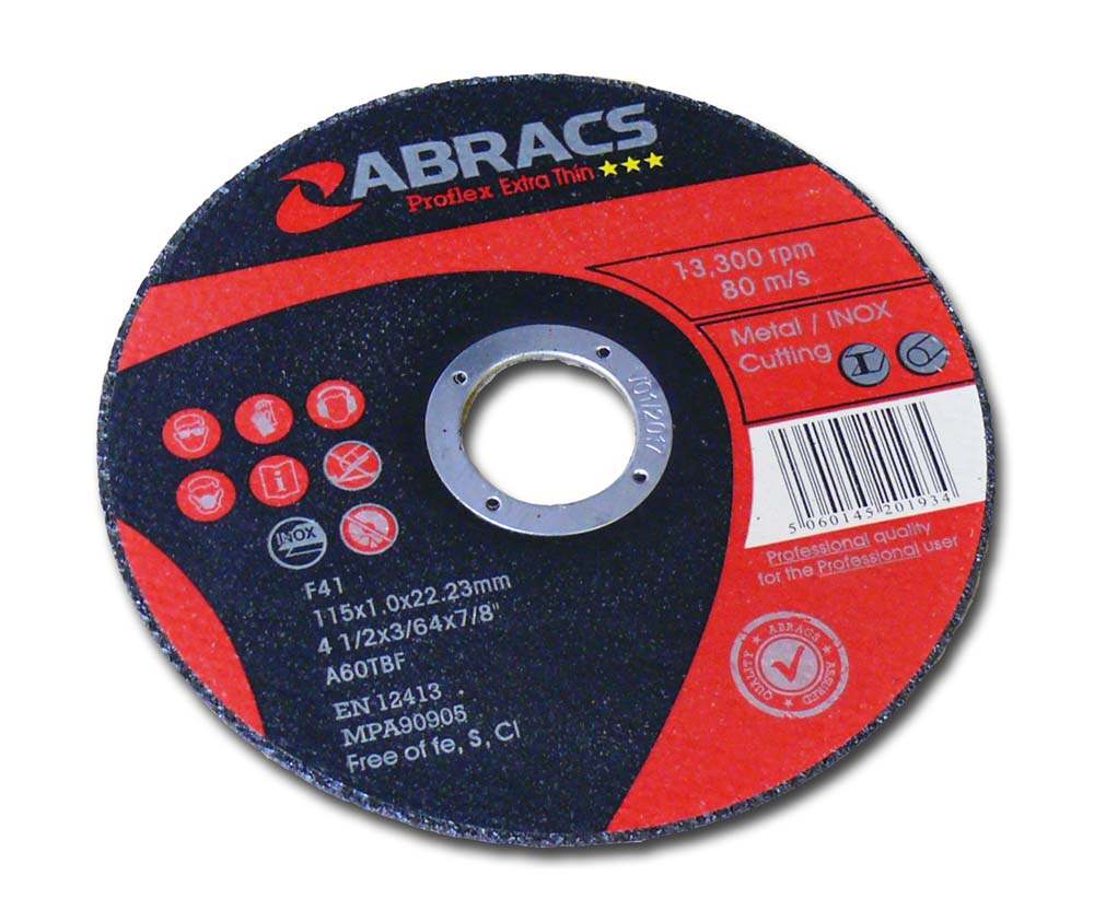 Deligo 115mm x 1.0mm Flat Metal Cutting Disc