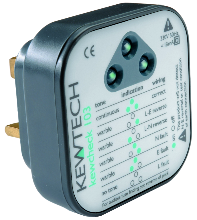 Kewtech Audible Socket Tester