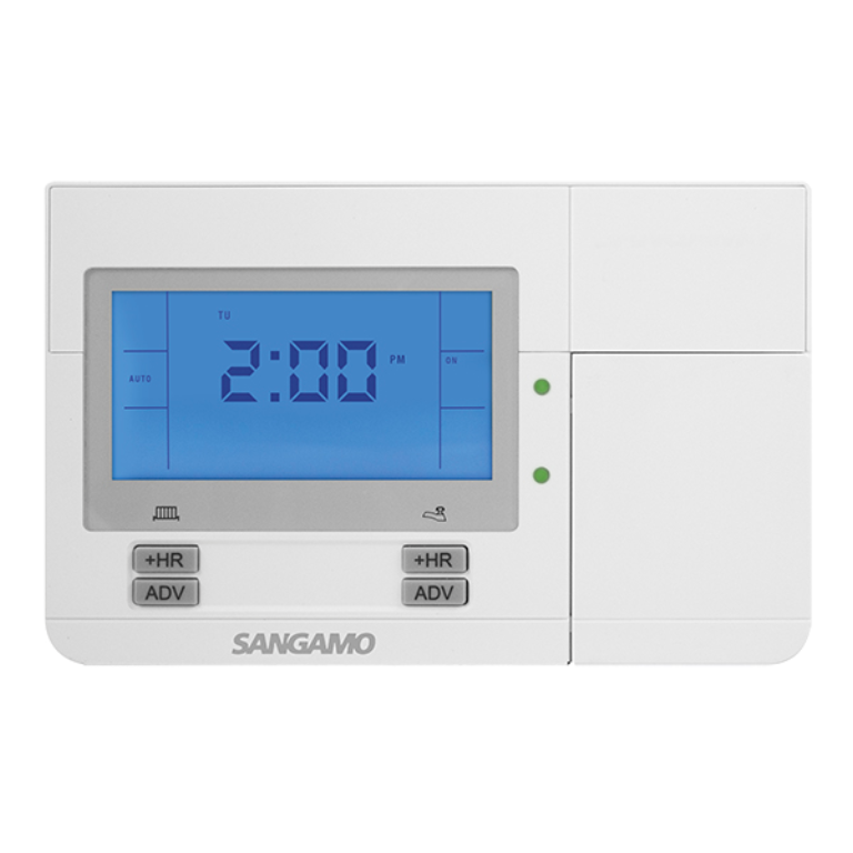 Sangamo Choice+ 2 Channel 24 Hour / 7 Day Digital Programmer White