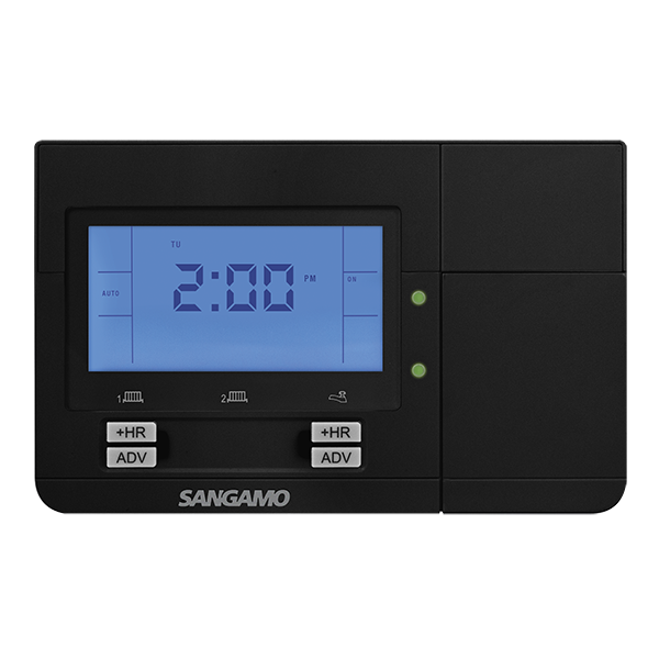 Sangamo Choice+ 2 Channel 24 Hour / 7 Day Digital Programmer Black