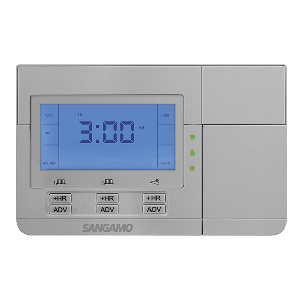 Sangamo Choice+ 3 Channel 24 Hour / 7 Day Digital Programmer Silver