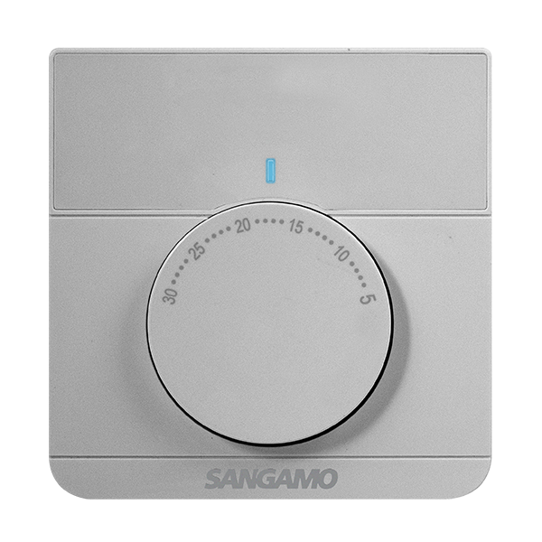 Sangamo Choice+ 10A Electronic Room Thermostat Silver