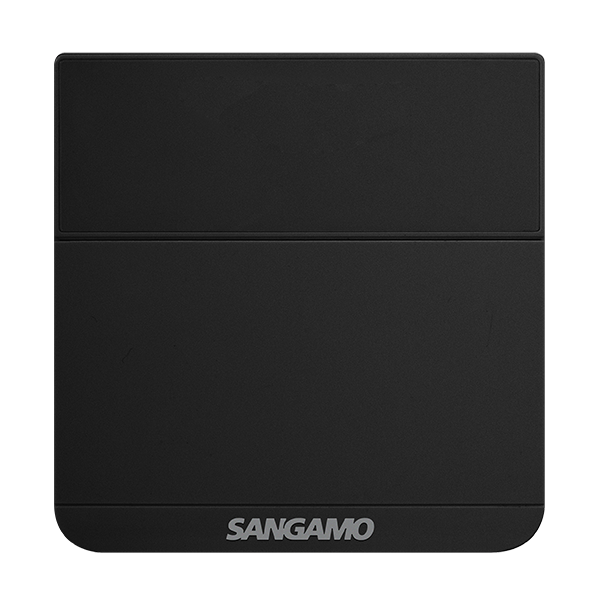 Sangamo Choice+ Tamperproof Electronic Thermostat Black
