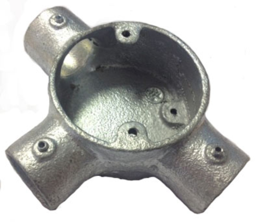 Conlok 20mm Galvanised Tee Box