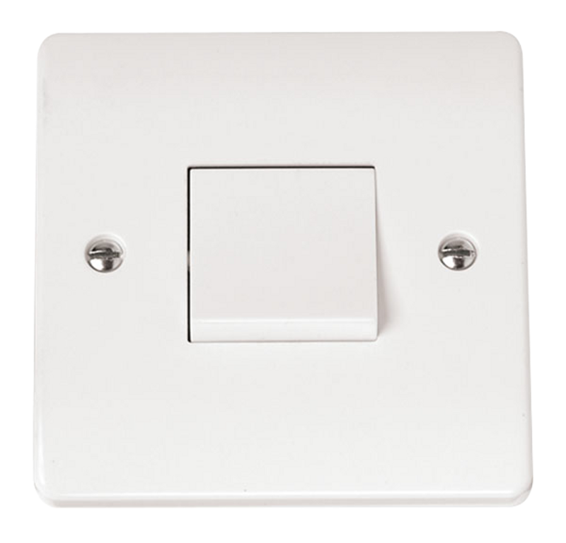 Click Mode 10A Triple Pole Switch White