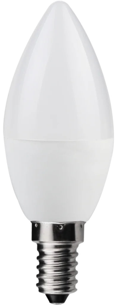 Kosnic 320lm 4W E14 Non Dimmable Frosted Candle Lamp 2700K Warm White