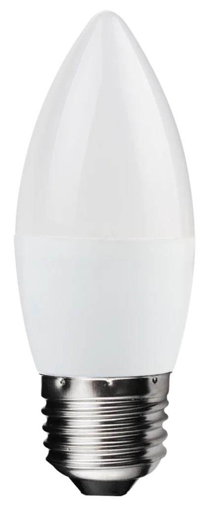 Kosnic 320lm 4W E27 LED Non dimmable Frosted Candle Lamp 2700K Warm White