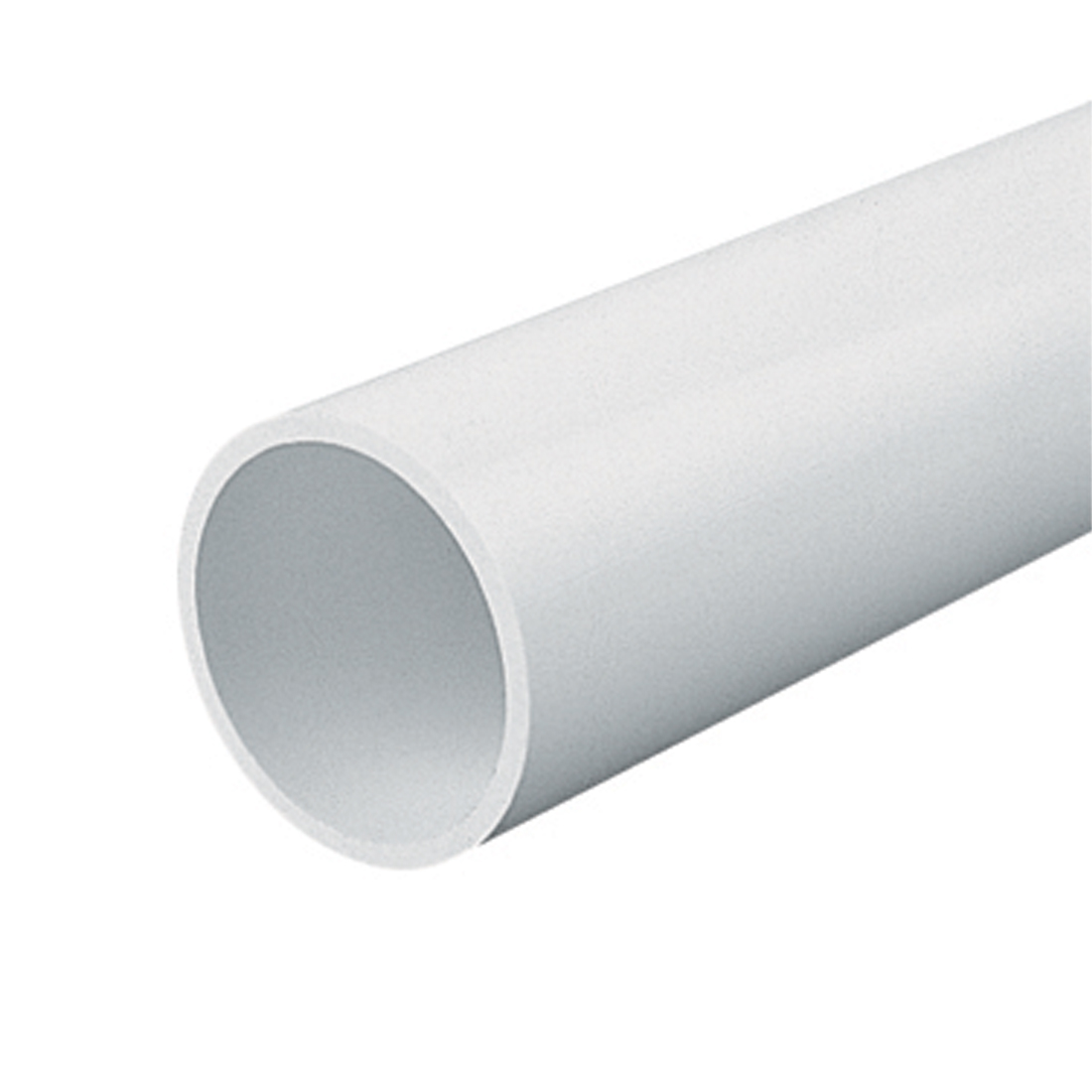 MT 32mm Heavy Gauge Round PVC Conduit White (3m Length)