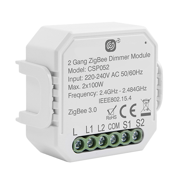 Click Smart+ 2 Gang 2x 100W Smart Dimming Receiver