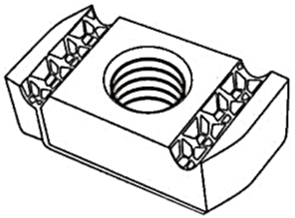 CSS Channel Nut M8 No Spring