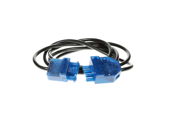 Click Flow 6A 4 Pole 0.75mm² PVC Male to Female Extension Cable (2m Length)