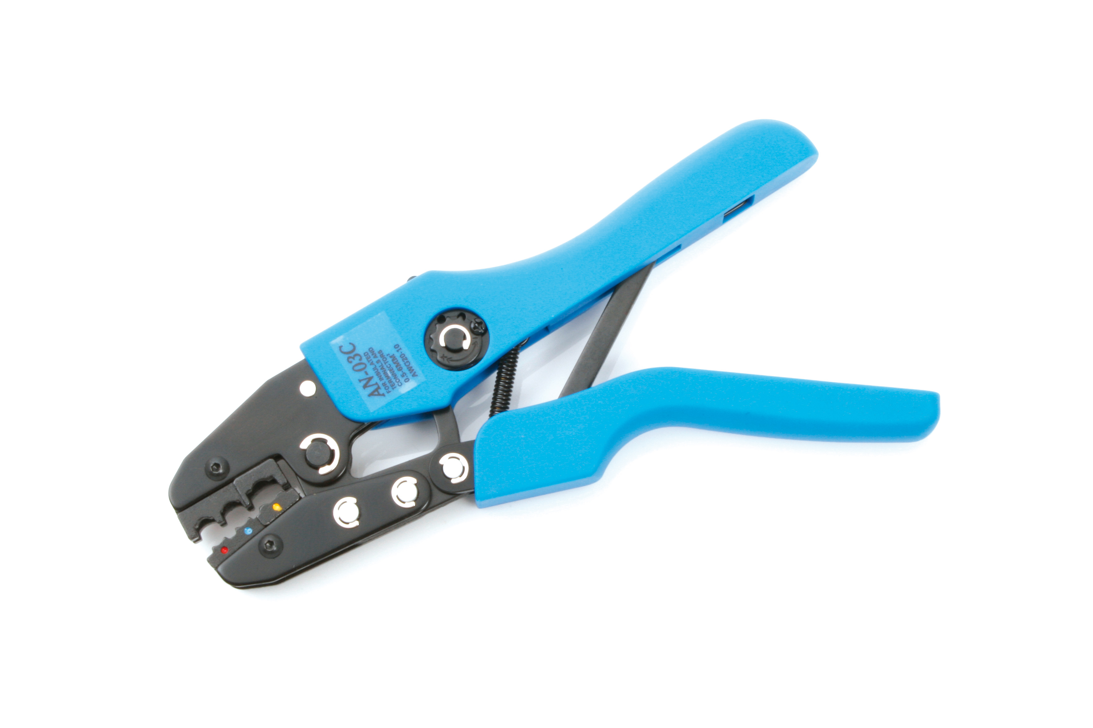 Term Tech 0.5-6mm² Ratchet Crimping Tool for Insulated Terminals