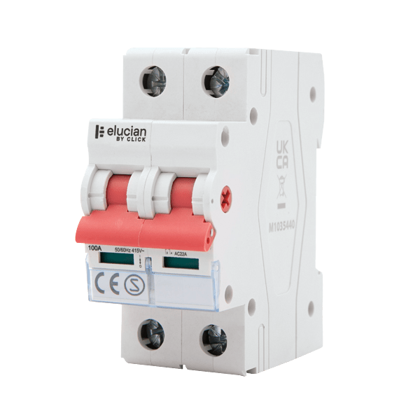 Elucian 100A DP Main Switch Incomer Isolator