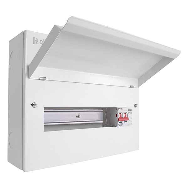 Elucian 11 Way 100A Main Switch Metal Consumer Unit With SPD