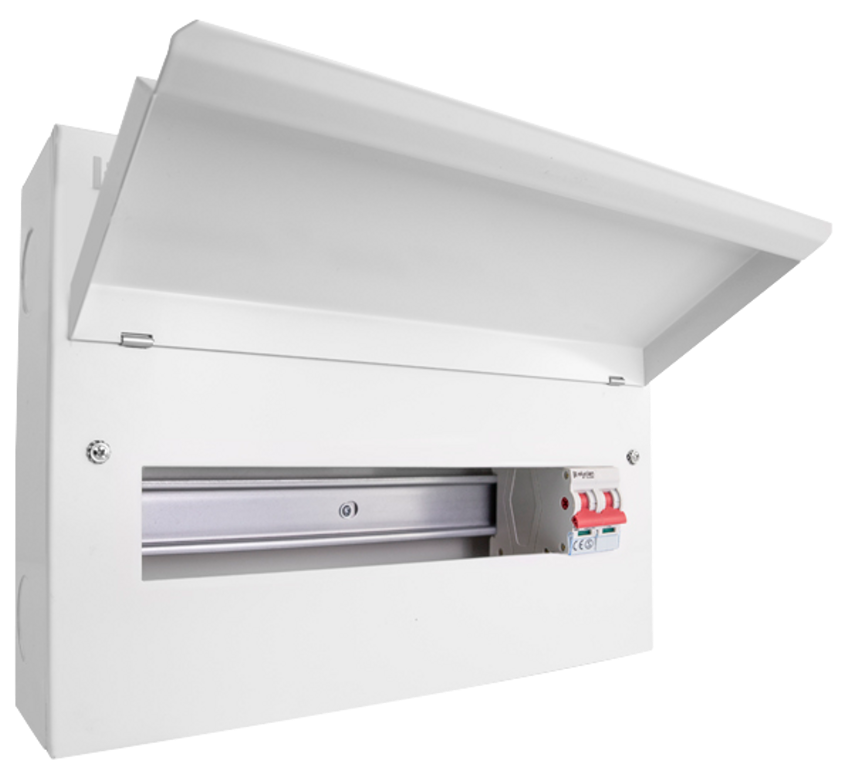 Elucian 14 Way 100A Main Switch Metal Consumer Unit