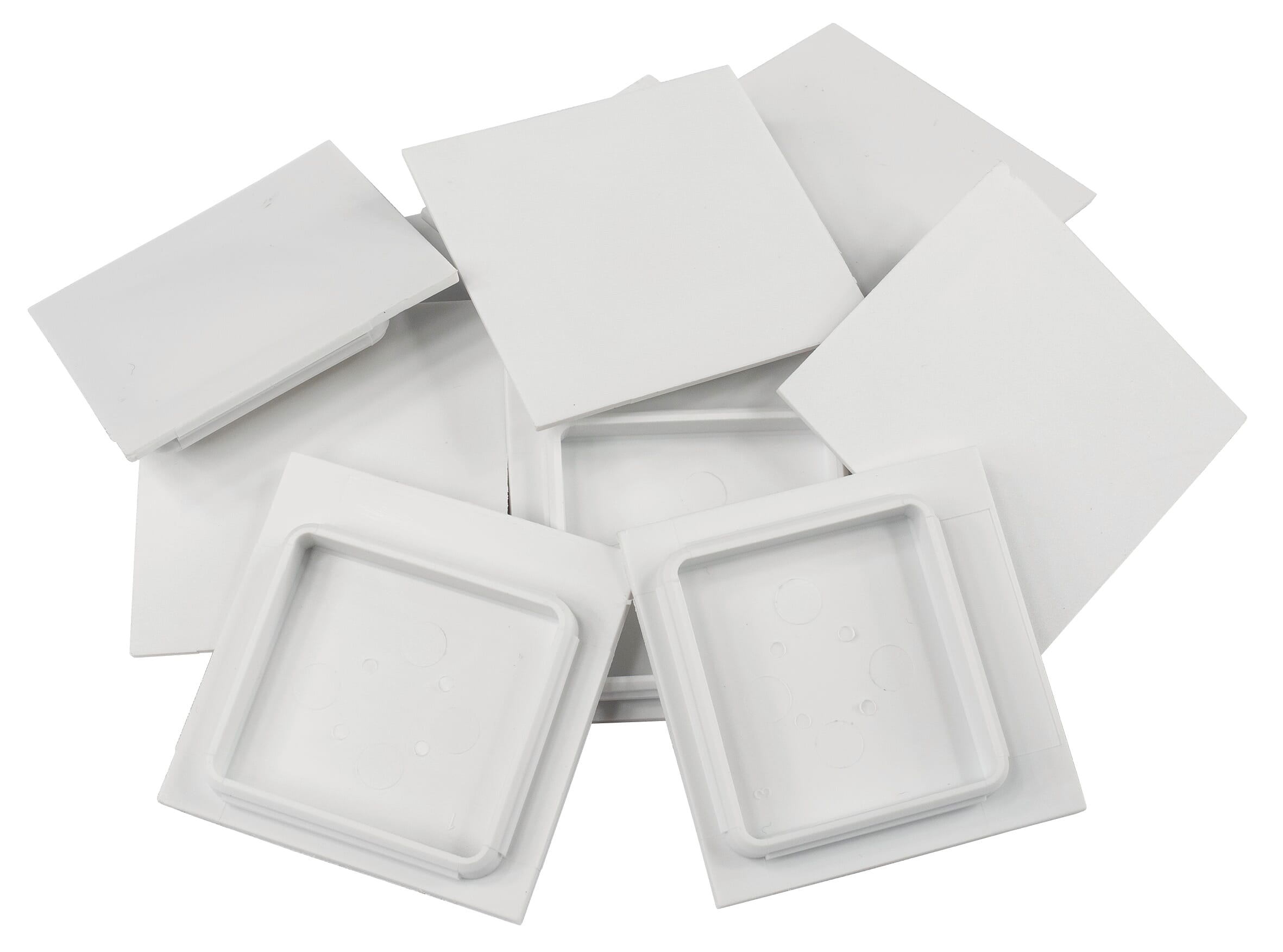 Lewden 50mm x 50mm Cable Grommet for Consumer Units (Pack of 10)