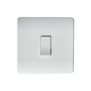 Forum 1 Gang 800W Integral Electric to Kinetic Wall Switch Black/White