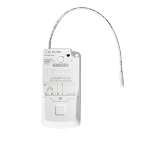 Forum 1 Channel Smart RF ON/OFF Pro Kinetic Receiver IP20 White