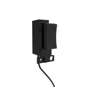 Forum Click Grid 1 Gang  Dimming Grid Switch IP20 Matt Black
