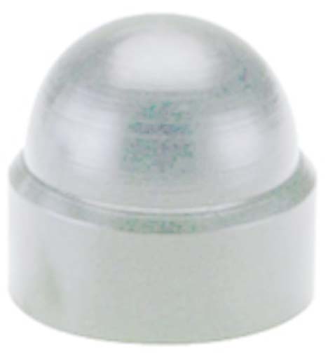 Deligo M8 Domed Nut Cover White