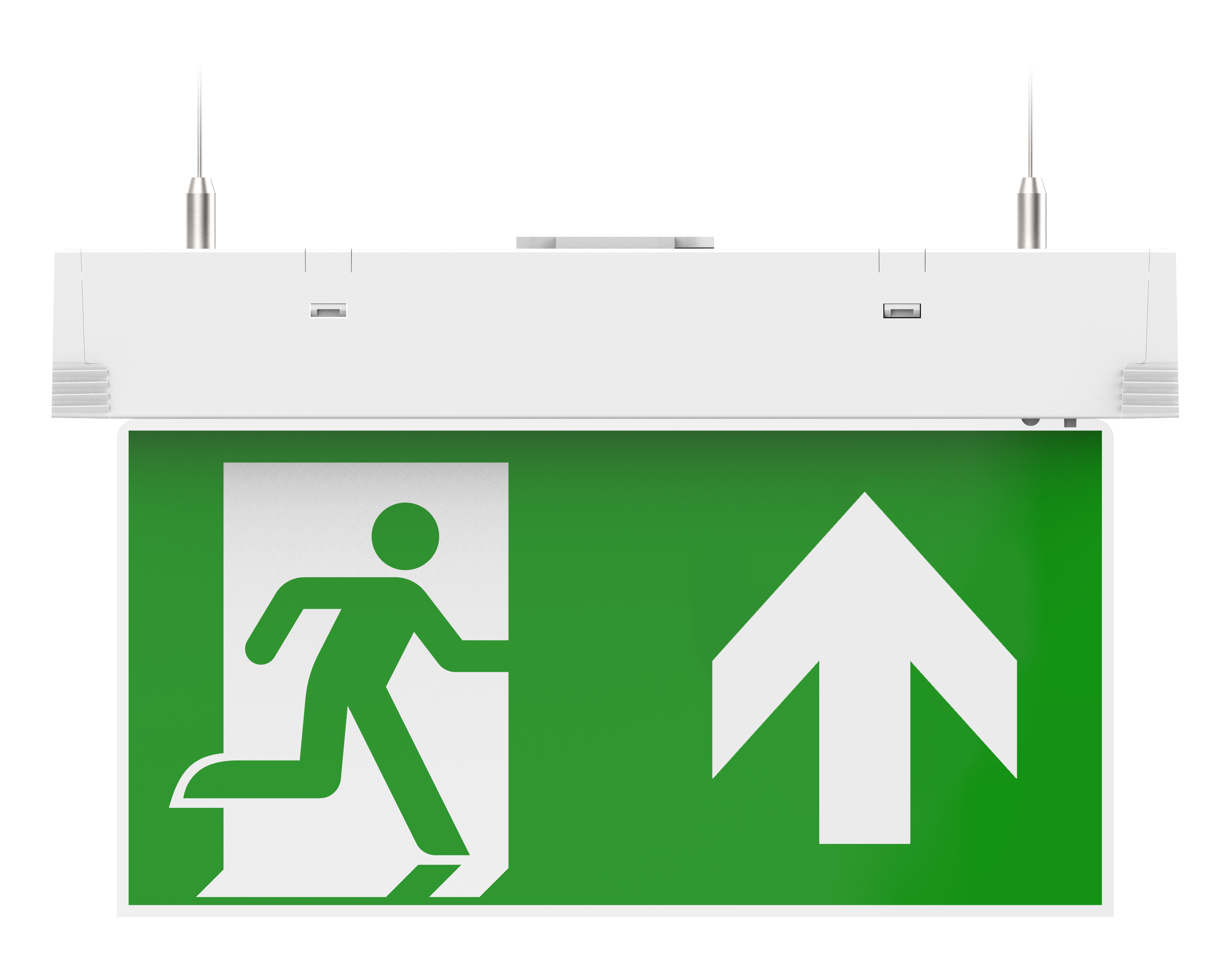 Kosnic Doxa 3W 50/30lm Standard Exit Sign with Up Arrow Legend