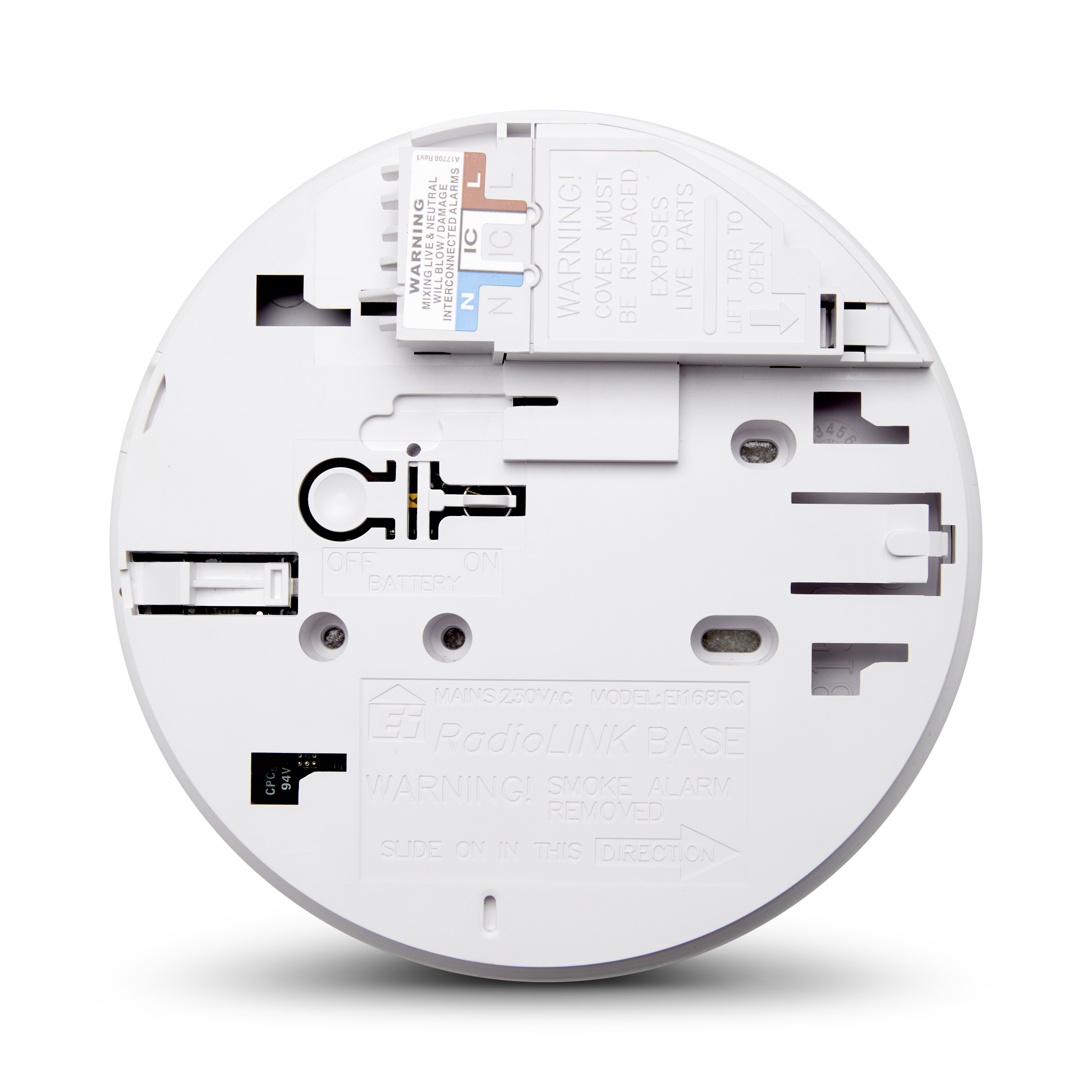 Aico 230V Mains Radiolink Base With 10 Year+ Rechargeable Lithium Battery Back Up