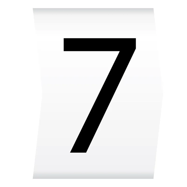 Cablecraft Easi Lok 2.8-5mm Black on White Cable Marker (7) (Reel of 1000)