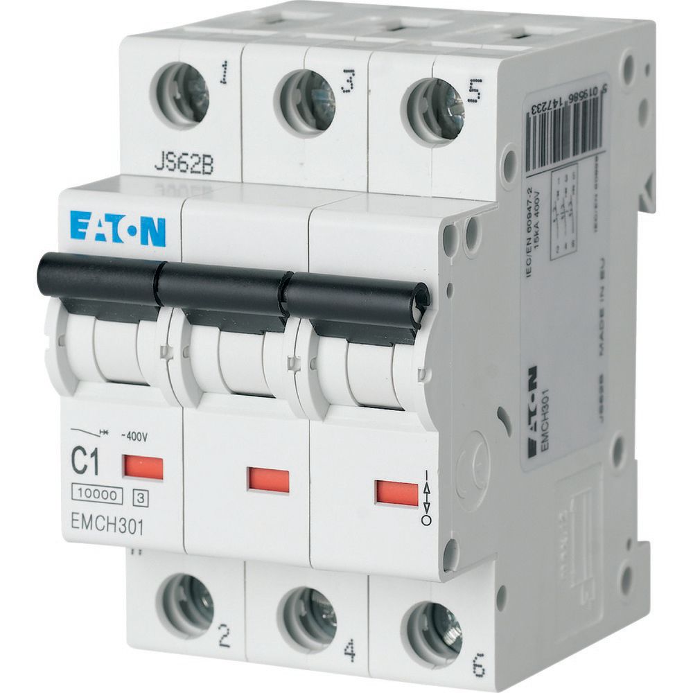Eaton Memshield 3 40A TP 10kA Type B MCB