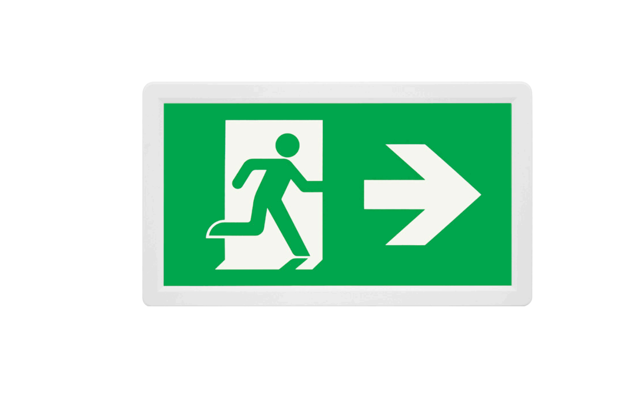 ESP Duceri 3W IP20 Emergency Exit Sign Box with all Legends