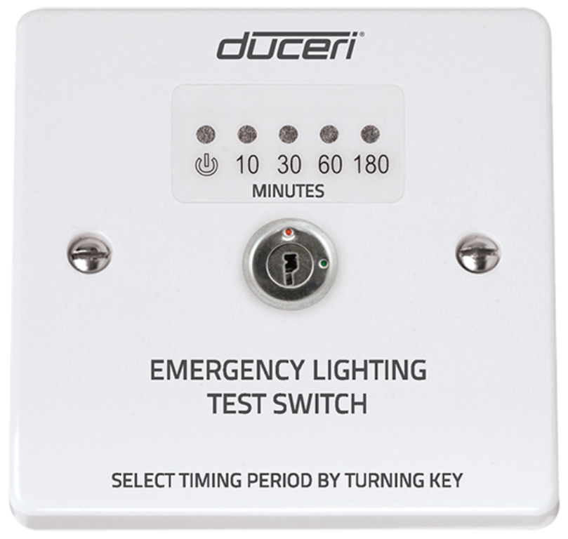ESP Duceri 16A 220-240V LED Emergency Light Test Switch