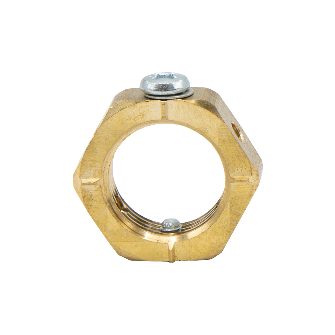 Wiska M20 Brass Earthing Nuts (Pack of 6)